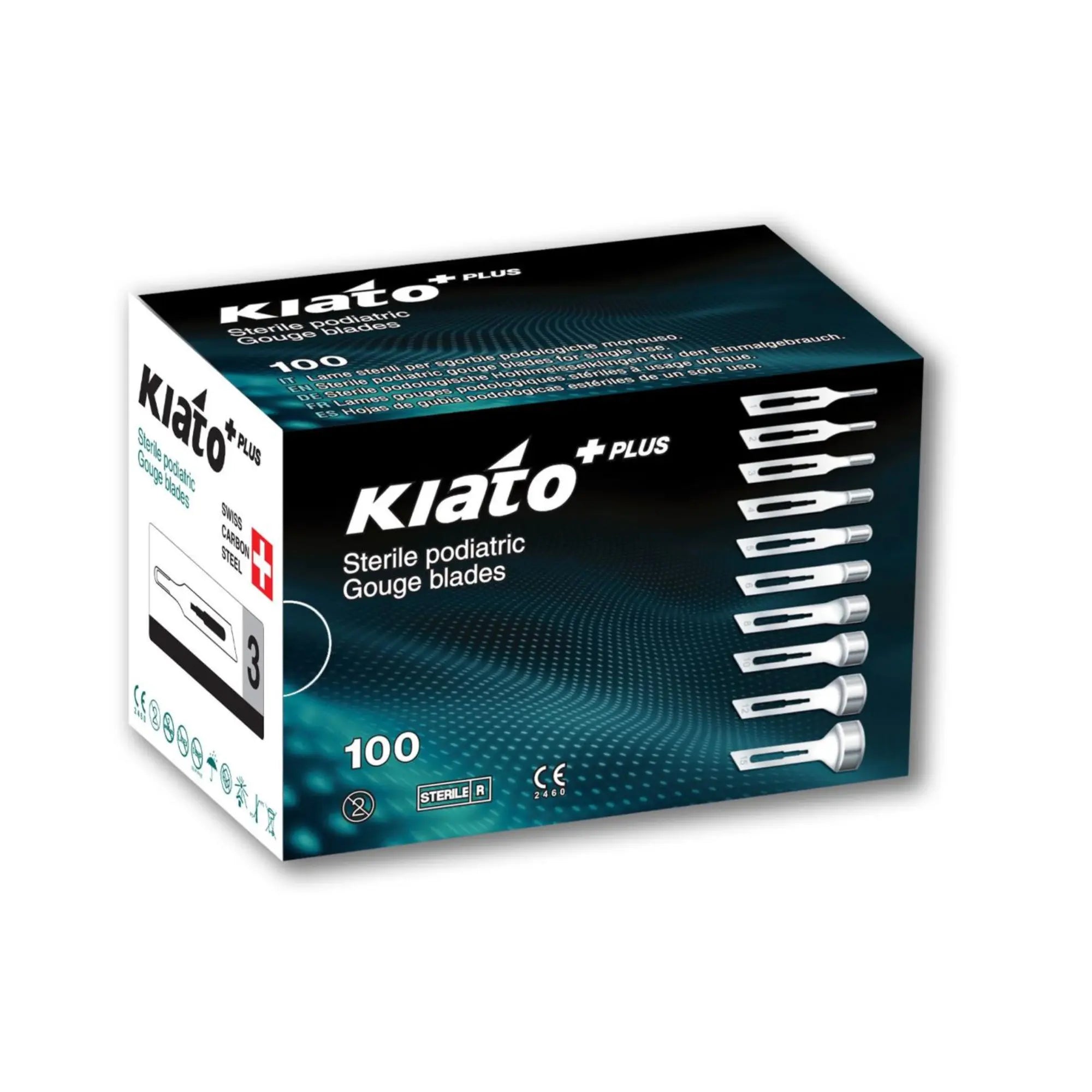 100 sterile gouge blades - Kiato + Kiato 