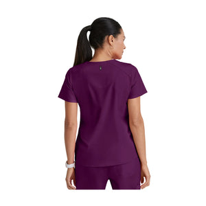 Aura - Tunique col V - Femme - Grey’s Anatomy Stretch Grey’s Anatomy  Bleu Caraïbes / XL