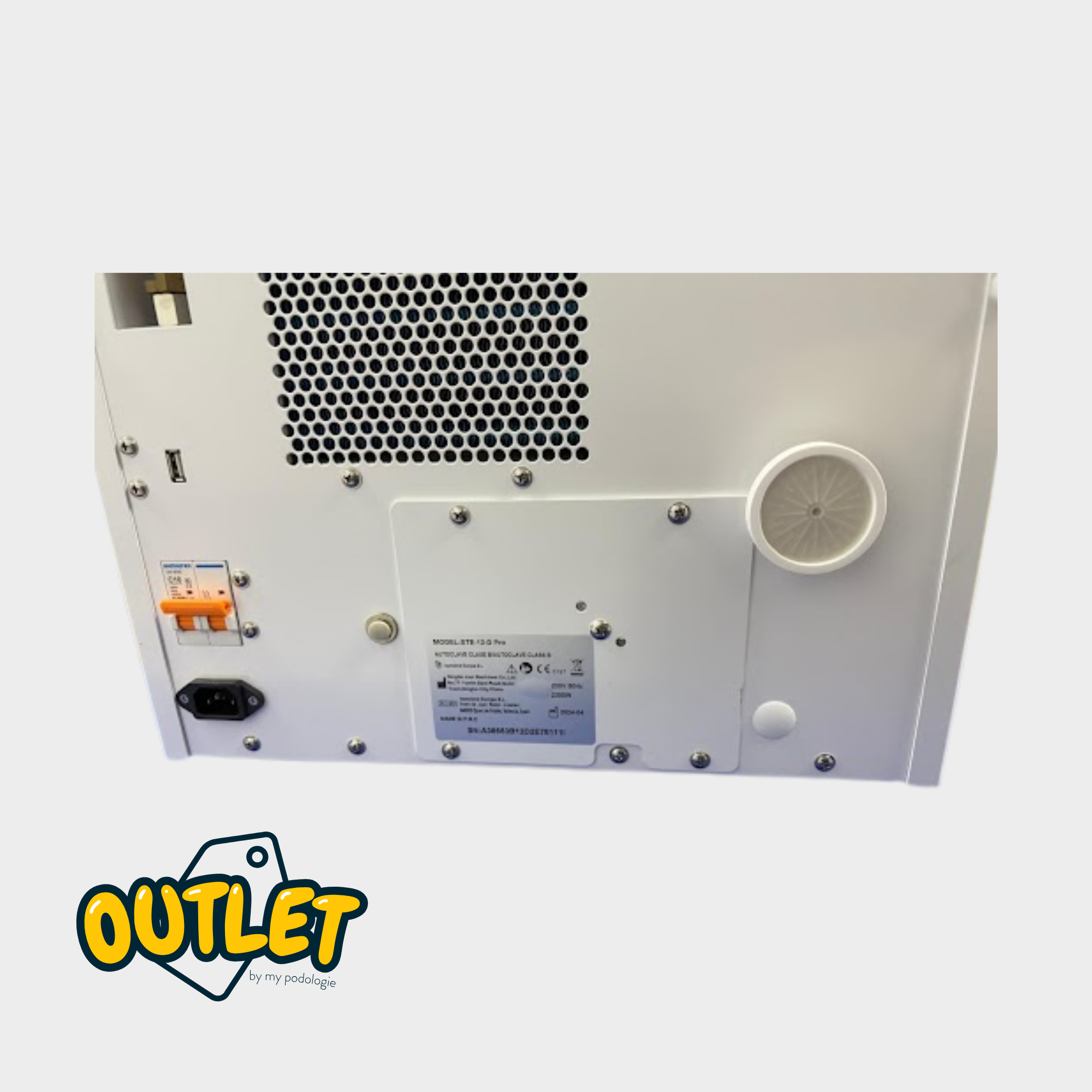 Autoclave blanc 12 Litres Classe B avec USB et imprimante intégrée - 338 cycles // Reconditionné Icanclave Autoclaves 