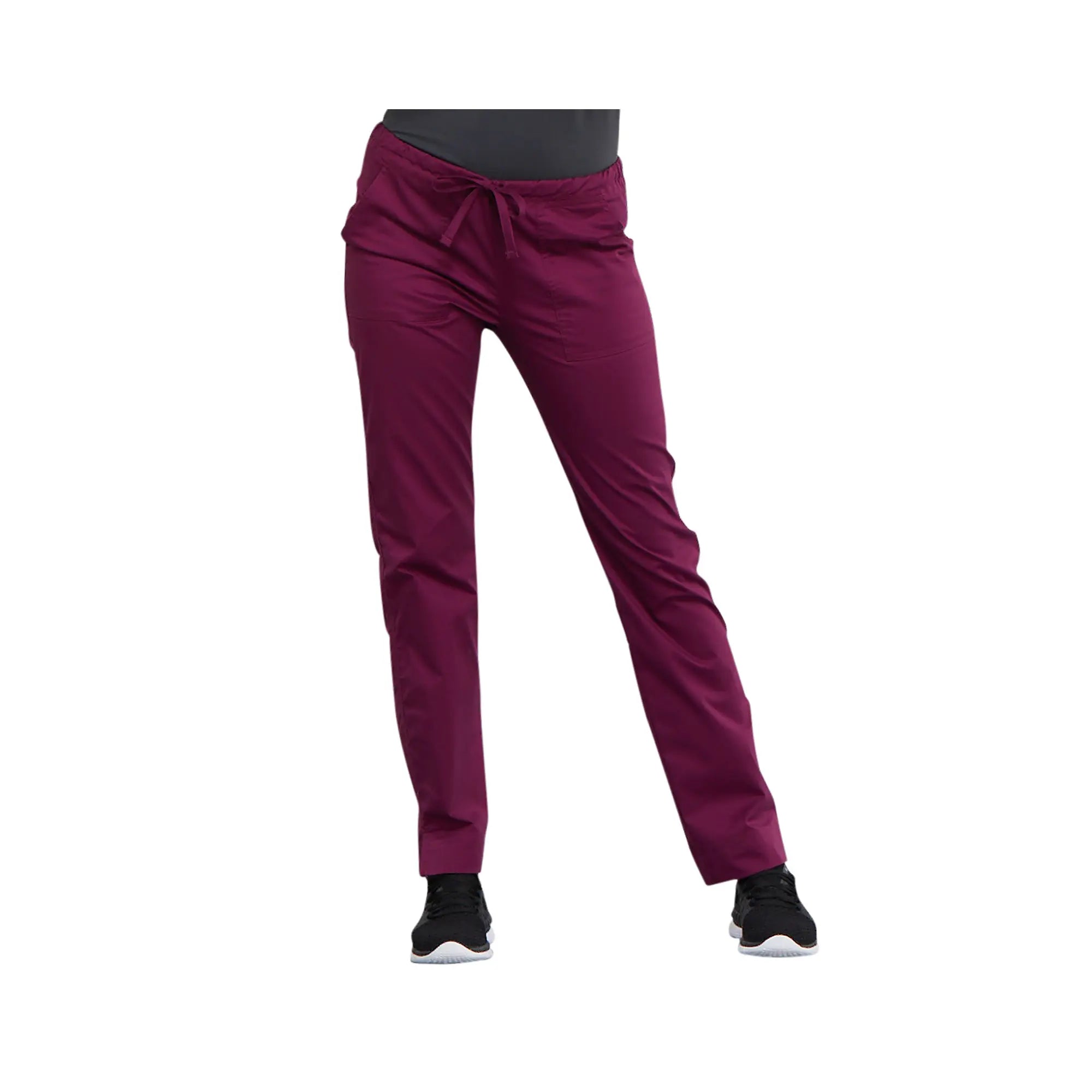 Avignon - Pantalon Slim cordon de serrage - Femme - Cherokee Cherokee Authentic Workwear  Bordeaux-XXXL