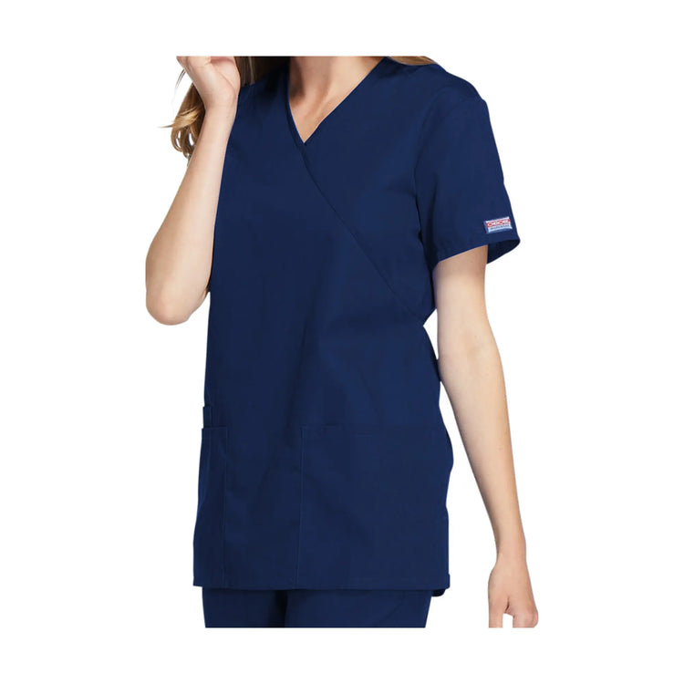 Bayonne - Tunique médicale - Effet cache-coeur  - Manches courtes - Femme - 72 cm - Cherokee Cherokee Authentic Workwear 