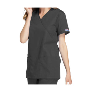 Bayonne - Tunique médicale - Effet cache-coeur  - Manches courtes - Femme - 72 cm - Cherokee Cherokee Authentic Workwear 
