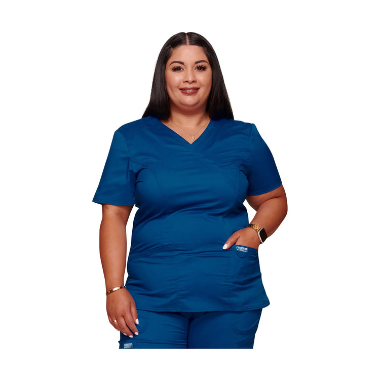 Béziers - Tunique cache-cœur col V - Femme - Cherokee - Couleur 1 Cherokee Authentic Workwear 