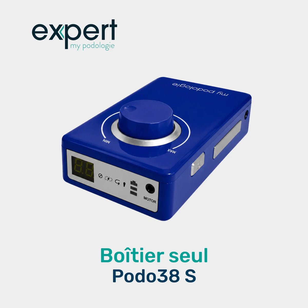 Boîtier Micromoteur portable PODO38S seul - Bleu Expert 