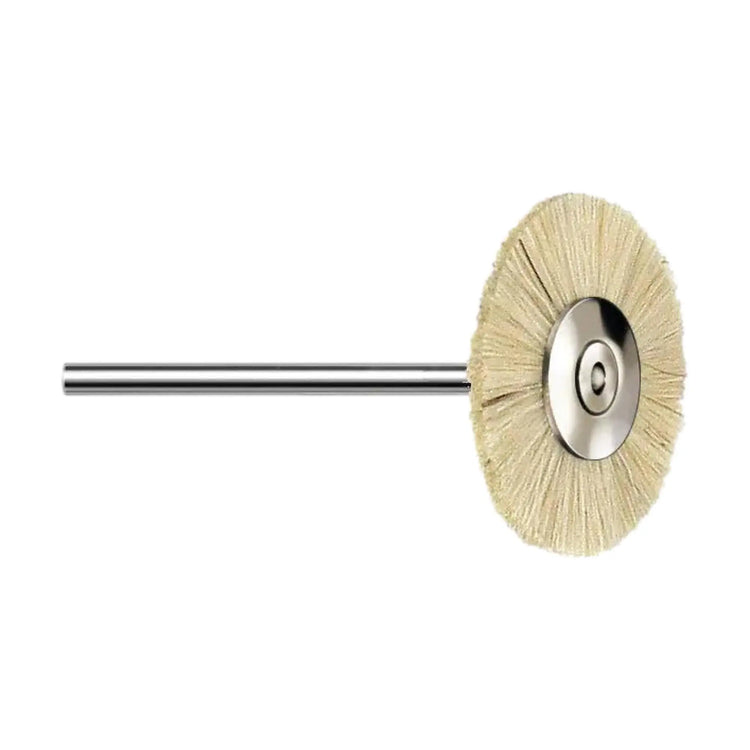 Brosse 9738 - Polissage et nettoyage des ongles - Poils de chèvre - 22 mm - My Podologie