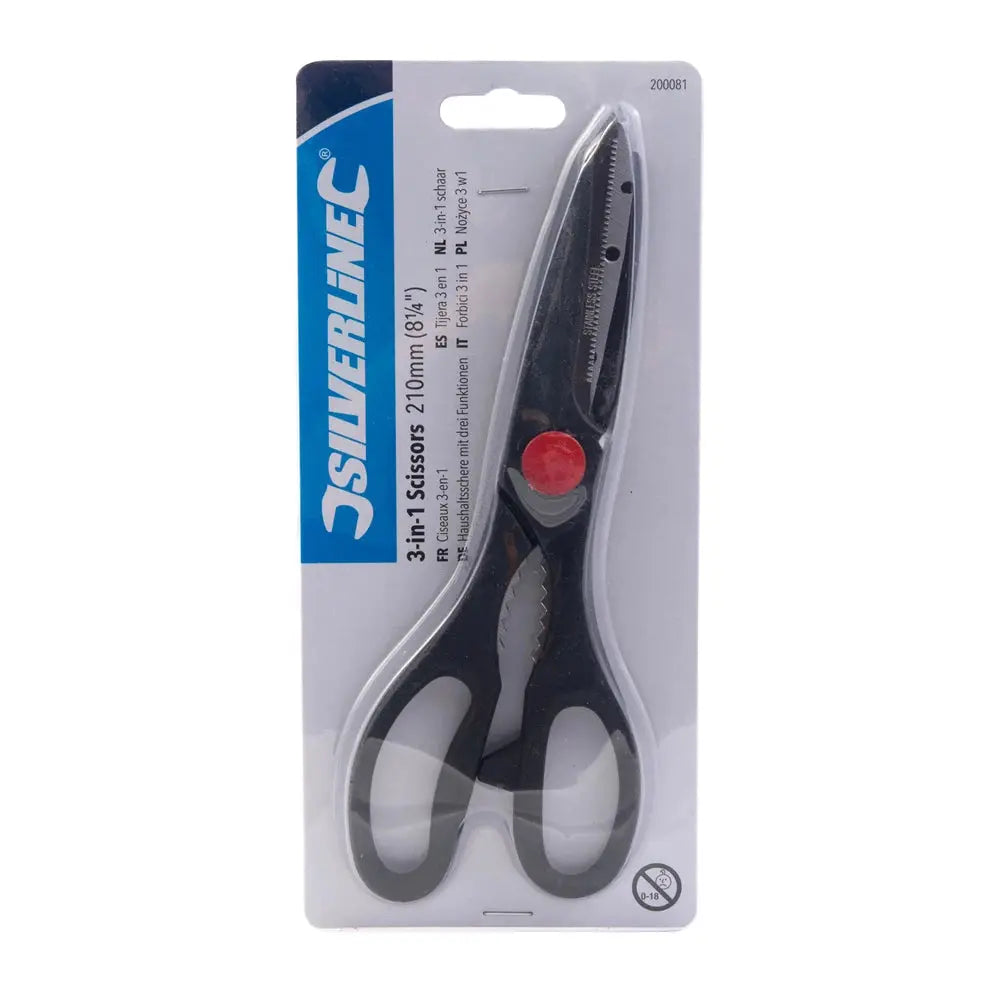 Ciseaux 3-en-1 - 210 mm - Silverline Silverline 
