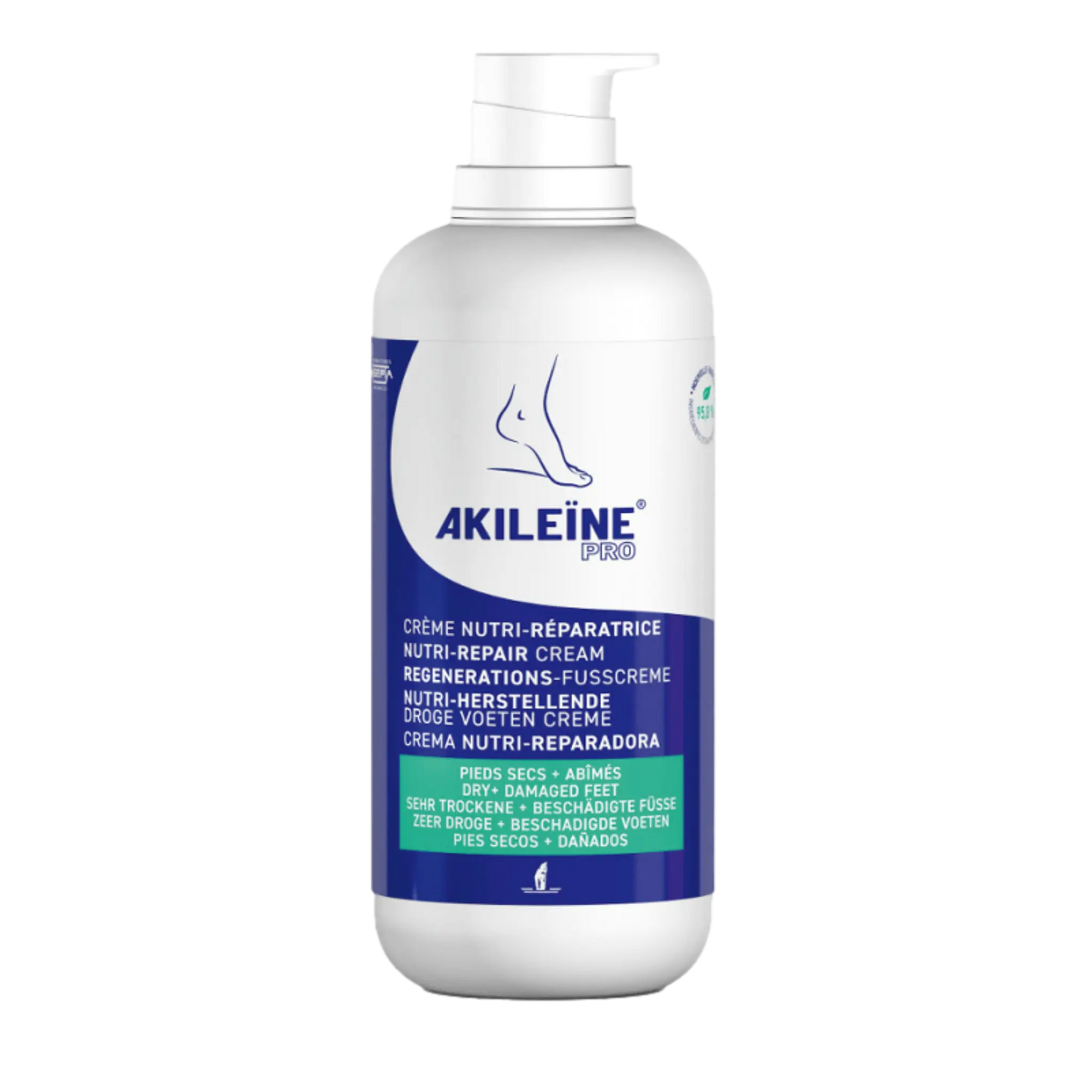 Crème nutri-réparatrice Pieds Secs - Akileine Akileïne  500-ml