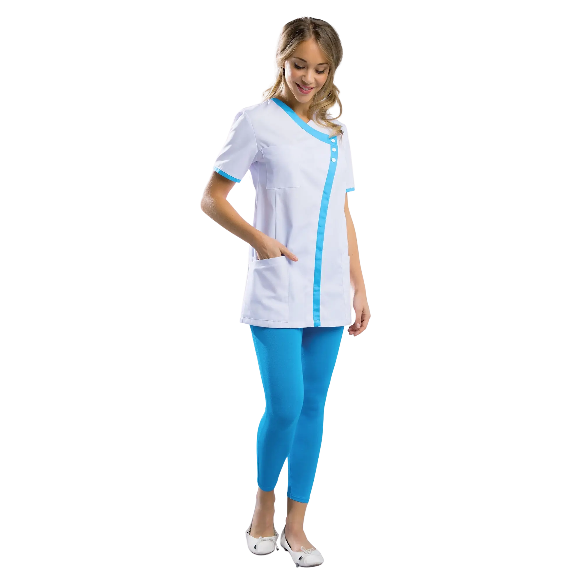 Elodie - Tunique - Manches courtes - Femme - 75 cm