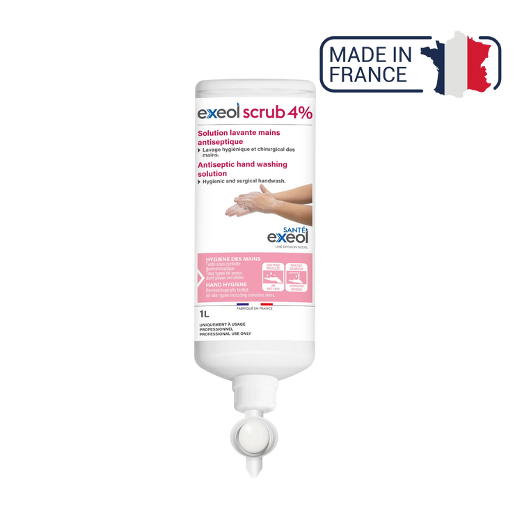 Exeol scrub 4% antiseptic soap - Sodel Exeol 