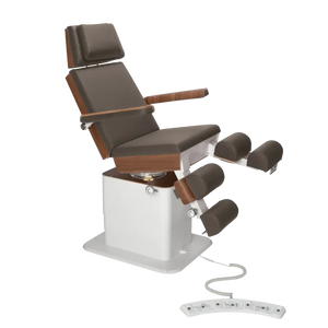 Fauteuil de pédicurie - MOON - Relevage électrique - Filaire - Ruck My Podologie  Expresso-3-moteurs-Noyer