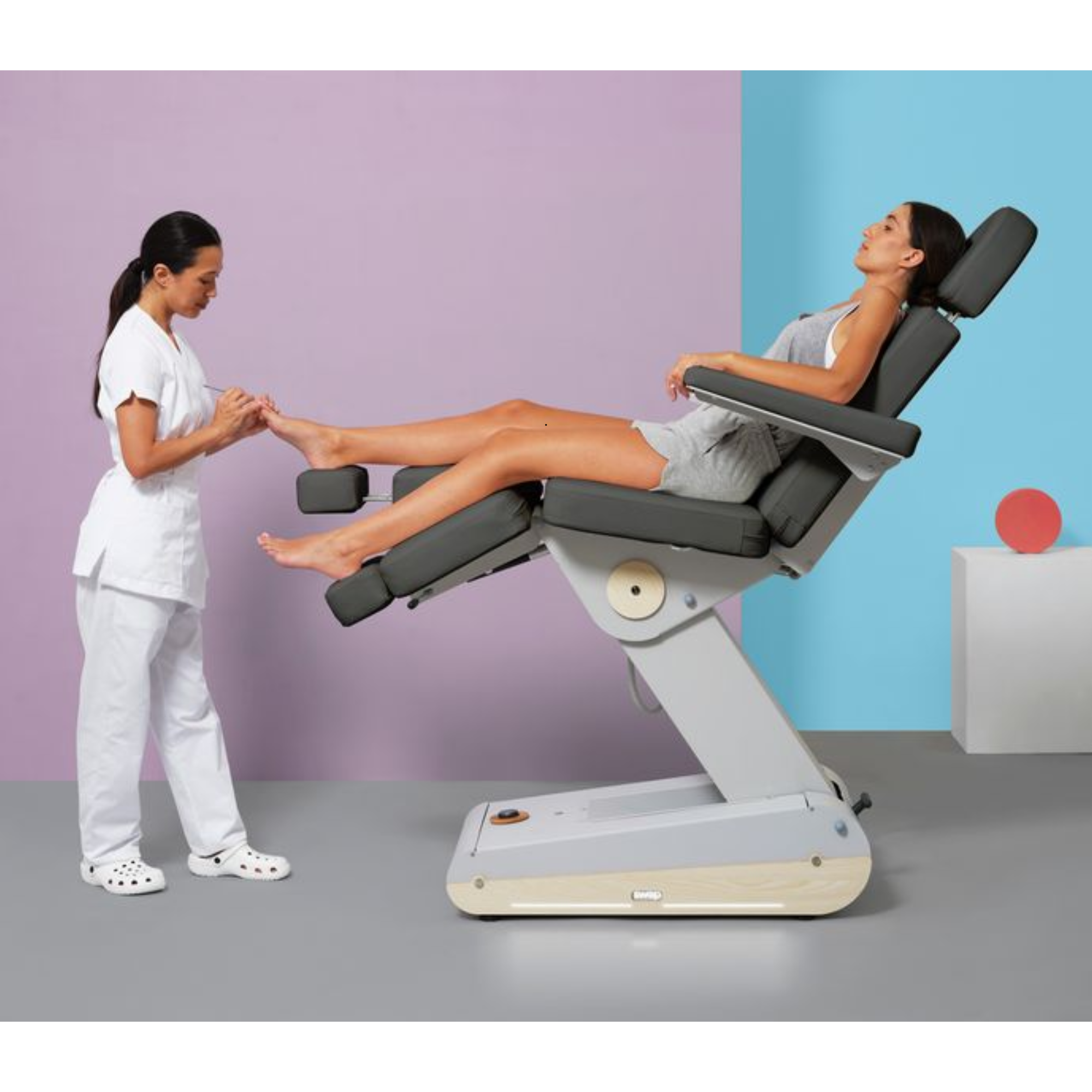 Fauteuil de pédicurie Électrique - 3 moteurs - 2 coloris - Swop P3 Pro - Naggura Naggura 