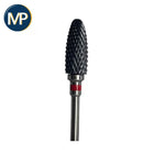 Tungsten carbide cutter - Cross toothed - Ovoid shape - Fine grain