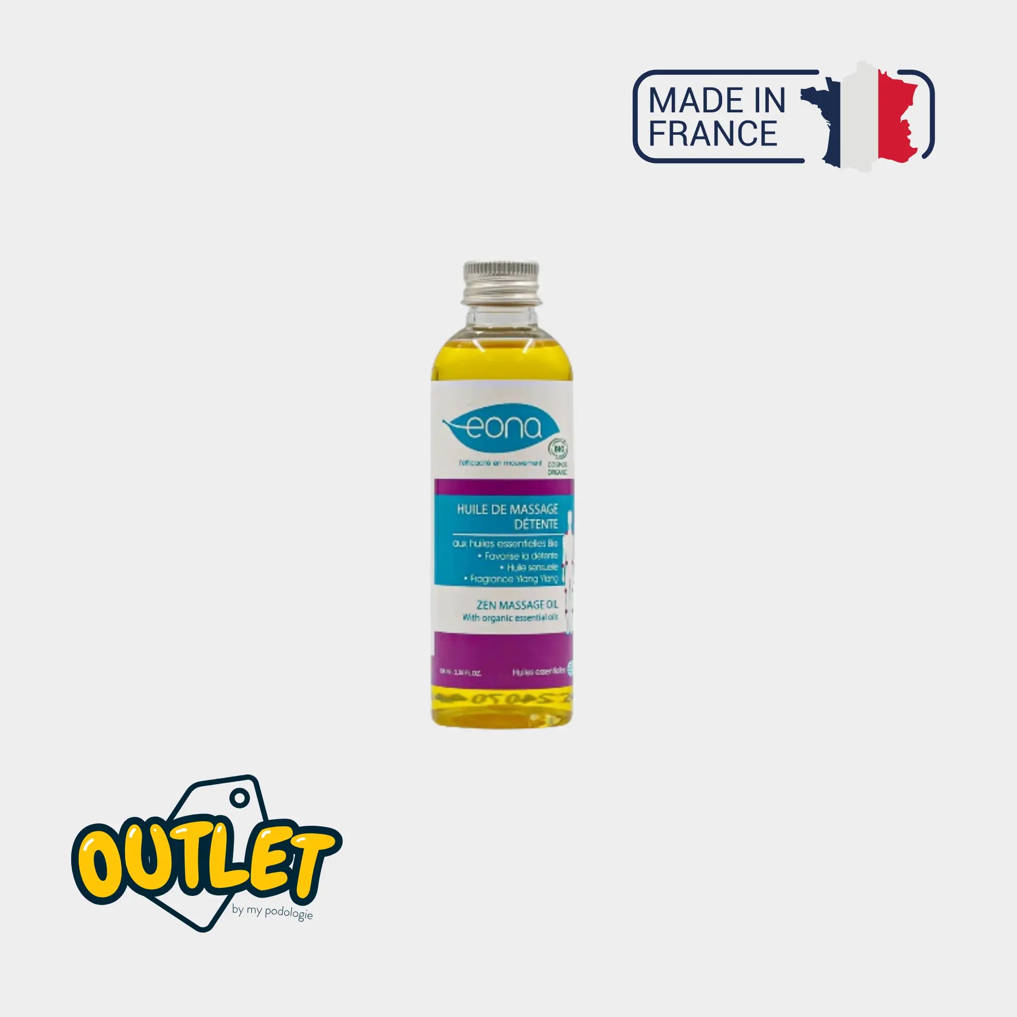 Huile de massage - Détente - 100 ml - Bio - Eona // Date Dépassée Eona 