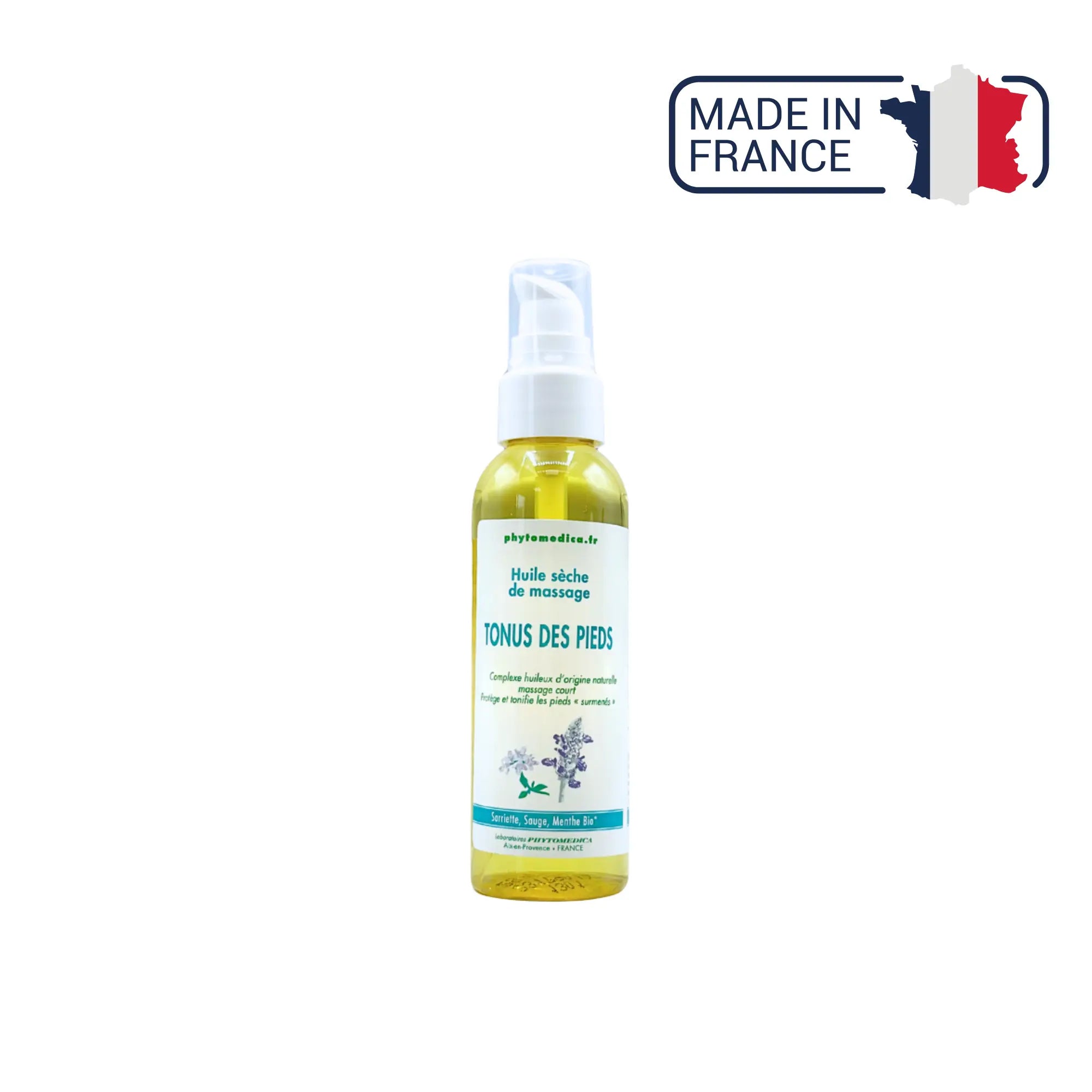 Huile sèche Tonus-pieds - 2 contenances - Phytomedica Laboratoires Phytomedica 