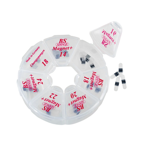 Kit de languettes B/S Magnet+ Rondell Profi - Assortiment de 60 languettes - Largeur 4 mm - B/S-Spange B/S Spange 