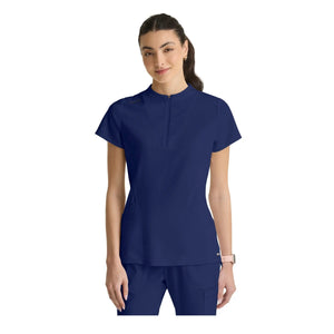 Kristi - High neck zipped tunic - Women - Grey’s Anatomy Stretch Grey’s Anatomy 