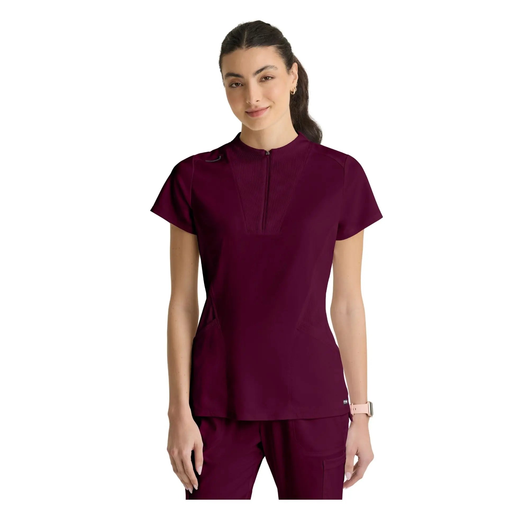 Kristi - High neck zipped tunic - Women - Grey’s Anatomy Stretch Grey’s Anatomy 