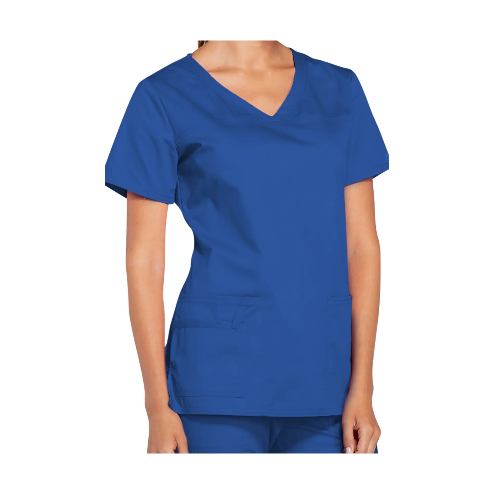 La Rochelle - Tunique col V - Femme - Cherokee Cherokee Authentic Workwear  Bleu-Roi-3XL