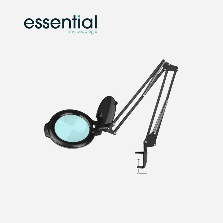 Moonlight 8013/6 LED articulated magnifying lamp for table - White or Black - Essential by My Podologie Activeshop 
