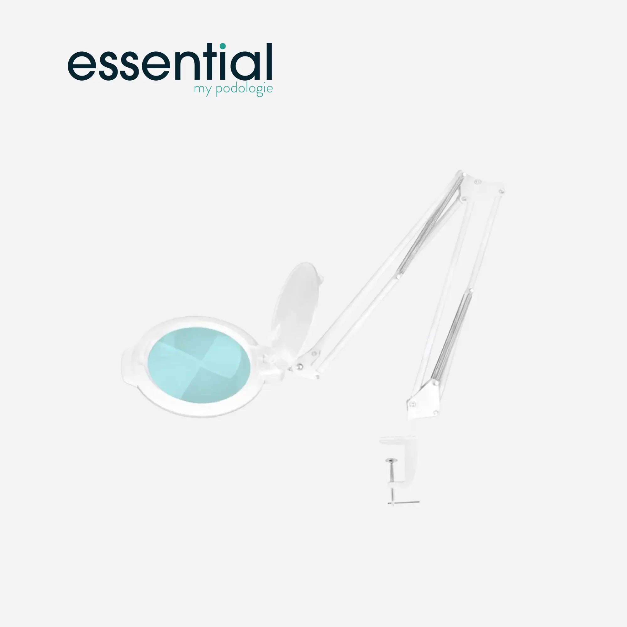Moonlight 8013/6 LED articulated magnifying lamp for table - White or Black - Essential by My Podologie Activeshop 