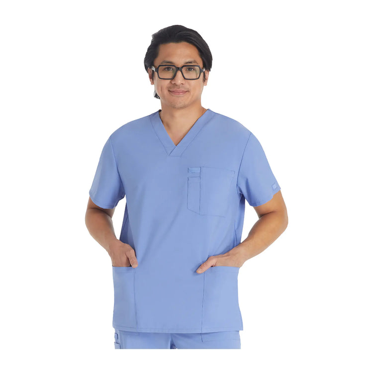 Lille - Tunique col V - Homme - Dickies Dickies  Bleu-Ciel-3XL