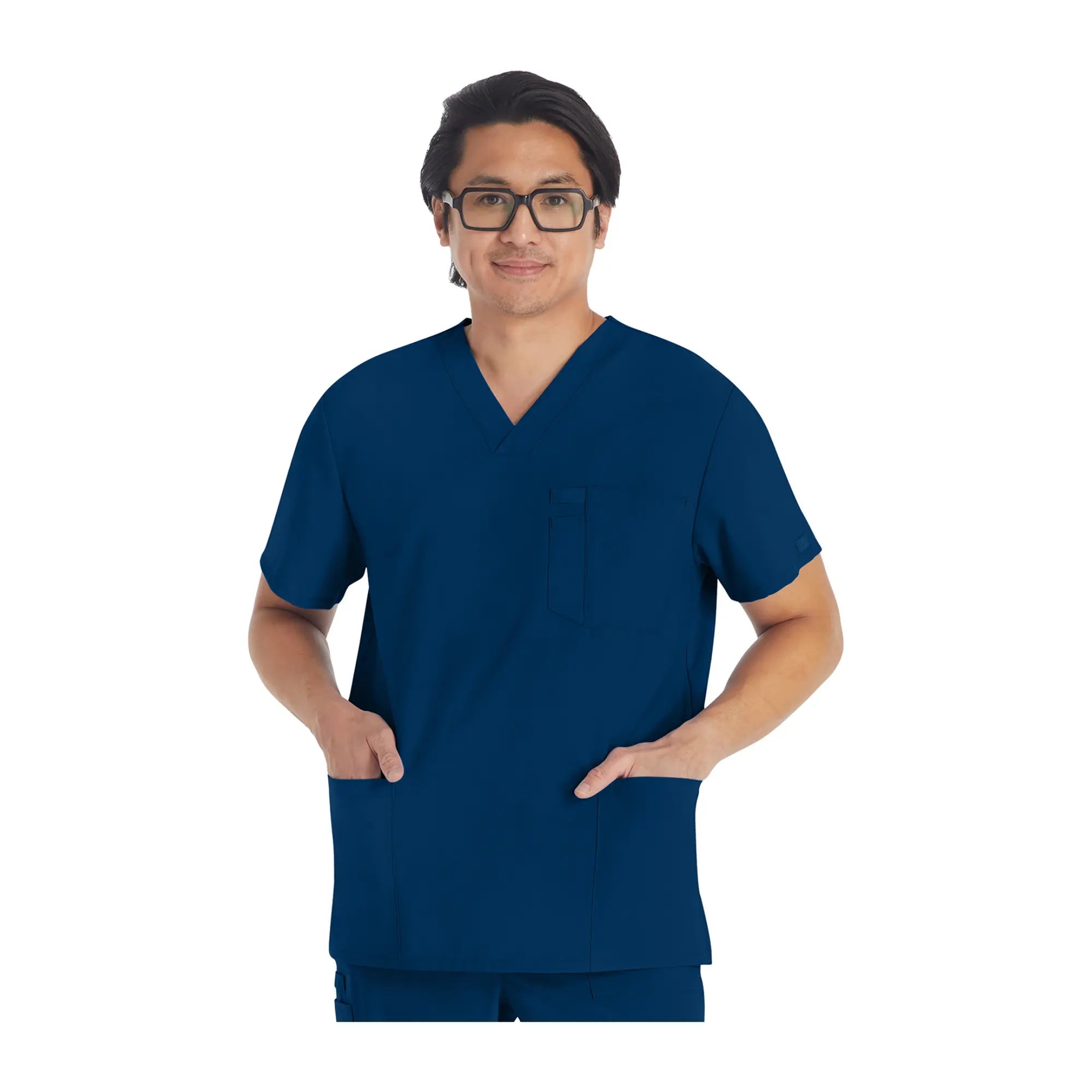 Lille - Tunique col V - Homme - Dickies Dickies  Bleu-Marine-3XL