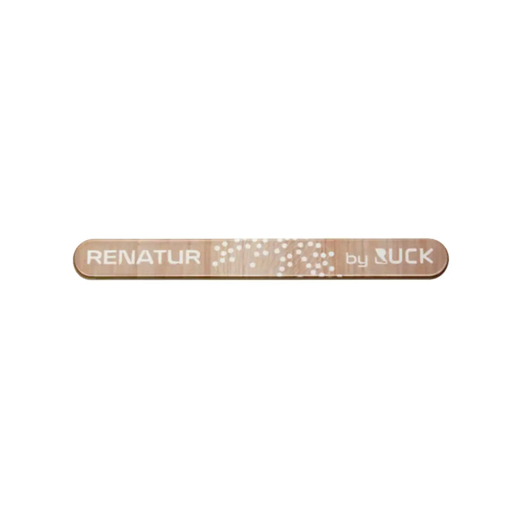 Lime à ongles en verre Renatur courte - 9 cm - Ronde ou pointue - Ruck Ruck 