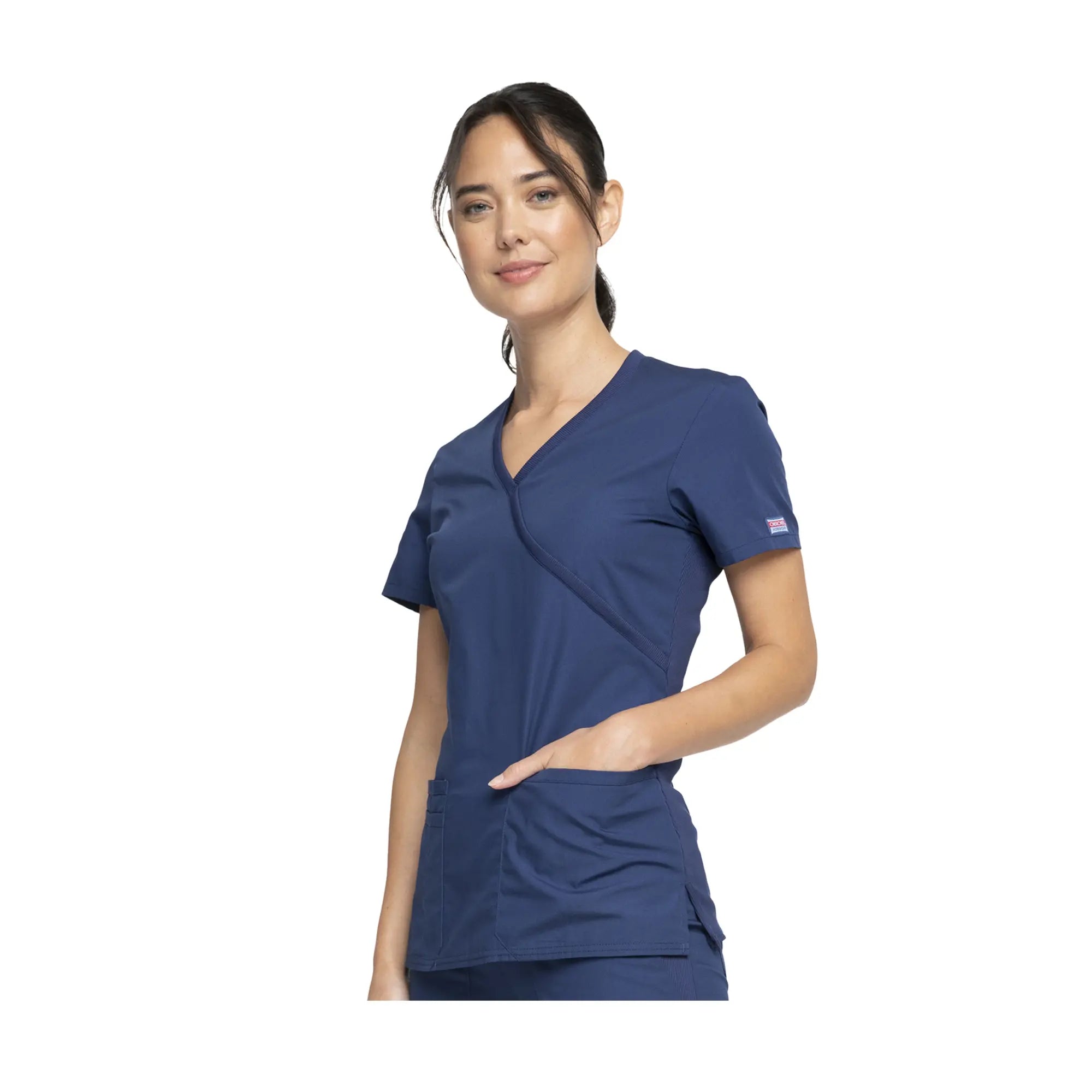 Limoges - Tunique médicale - Effet cache-coeur  - Manches courtes - Femme - Cherokee Cherokee Authentic Workwear 