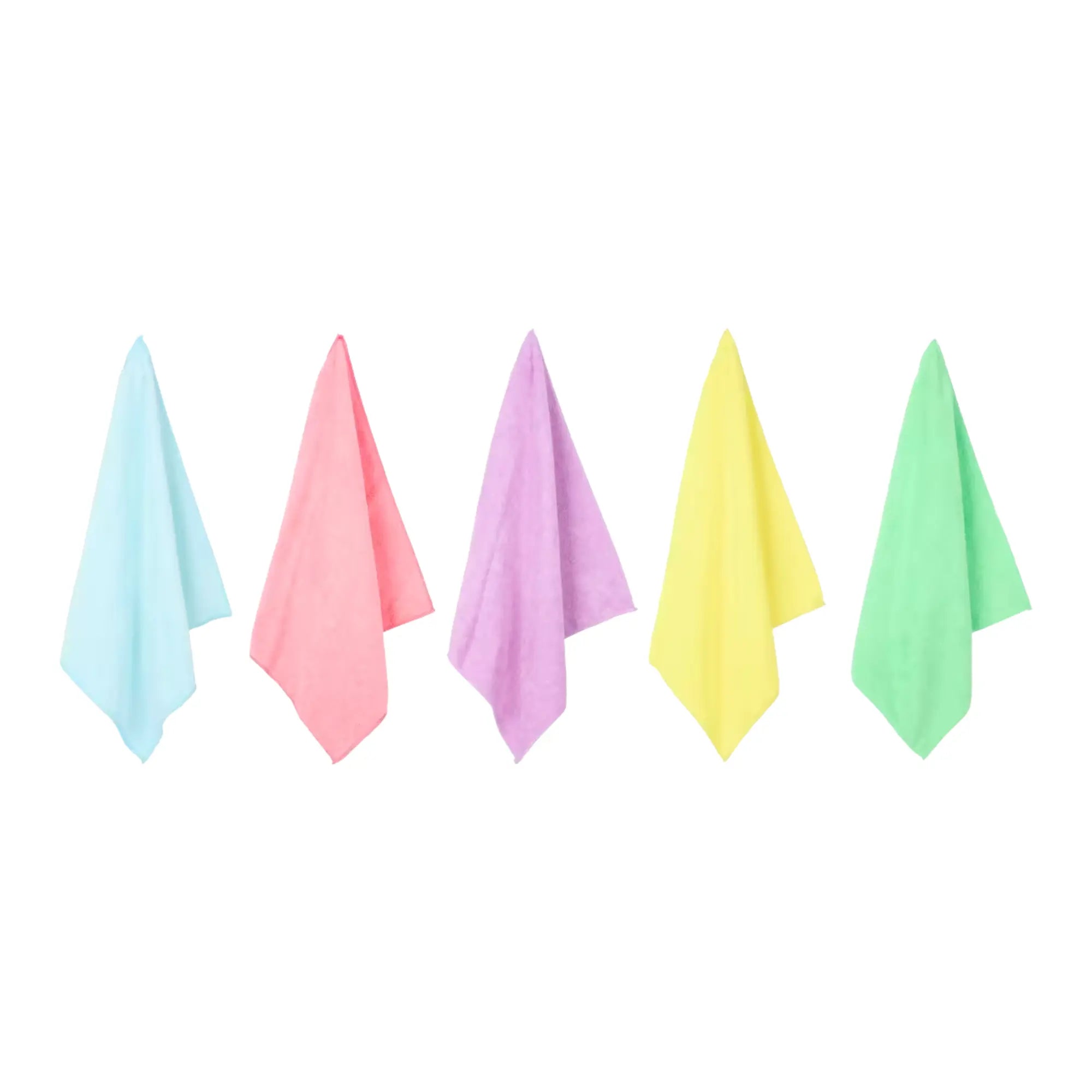 Lot de 5 Chiffons Microfibres - 40x40cm - Plusieurs coloris My Podologie 