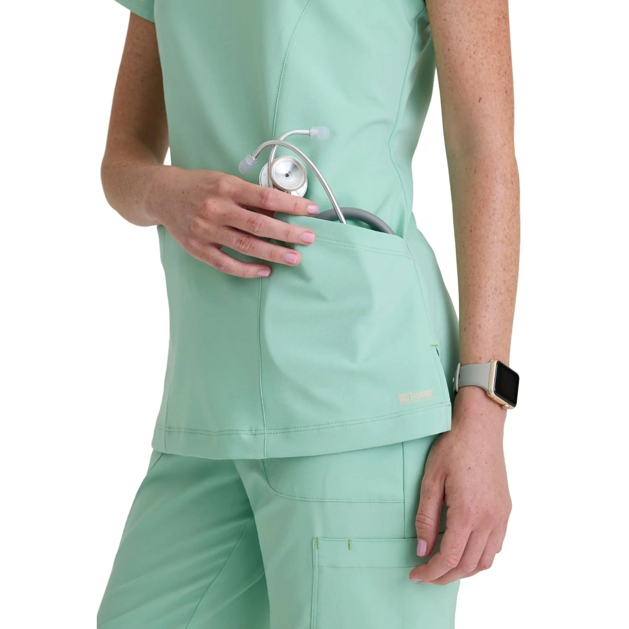 Louisa - Notched collar tunic - Women - Grey’s Anatomy Evolve Grey’s Anatomy 