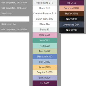 Manu - Pantalon Marine - Mixte - Ceinture élastique - Sans poche My Blouse 