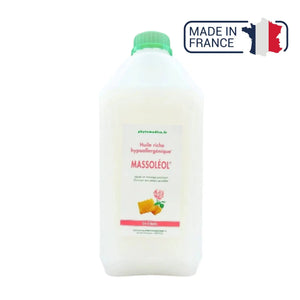 Massoléol® - Huile riche de massage neutre hypoallergénique - Parfum Rose - Phytomedica Laboratoires Phytomedica 