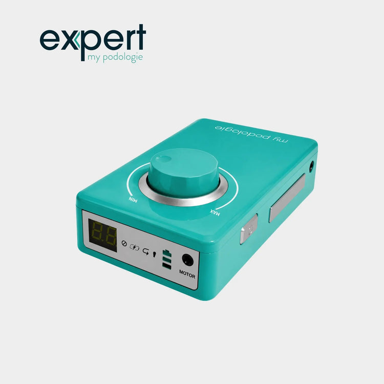 Micromoteur portable PODO38S - Vert Menthe - 30 000 tr/min - Avec pièce à main démontable Expert 