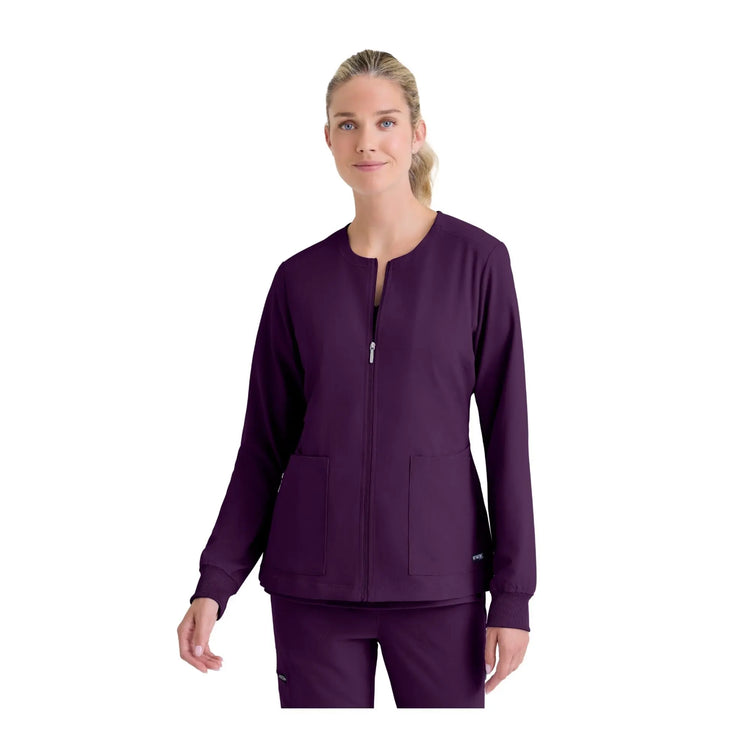 Mila - Veste médicale col rond - Femme - Grey's Anatomy Stretch Grey’s Anatomy 