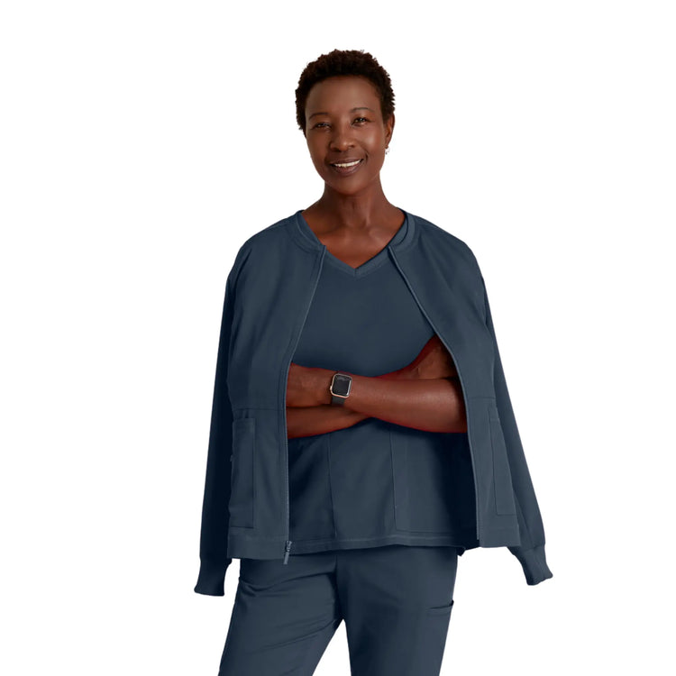 Millie - Veste médicale Zip - Femme - Grey’s Anatomy Stretch Grey’s Anatomy 