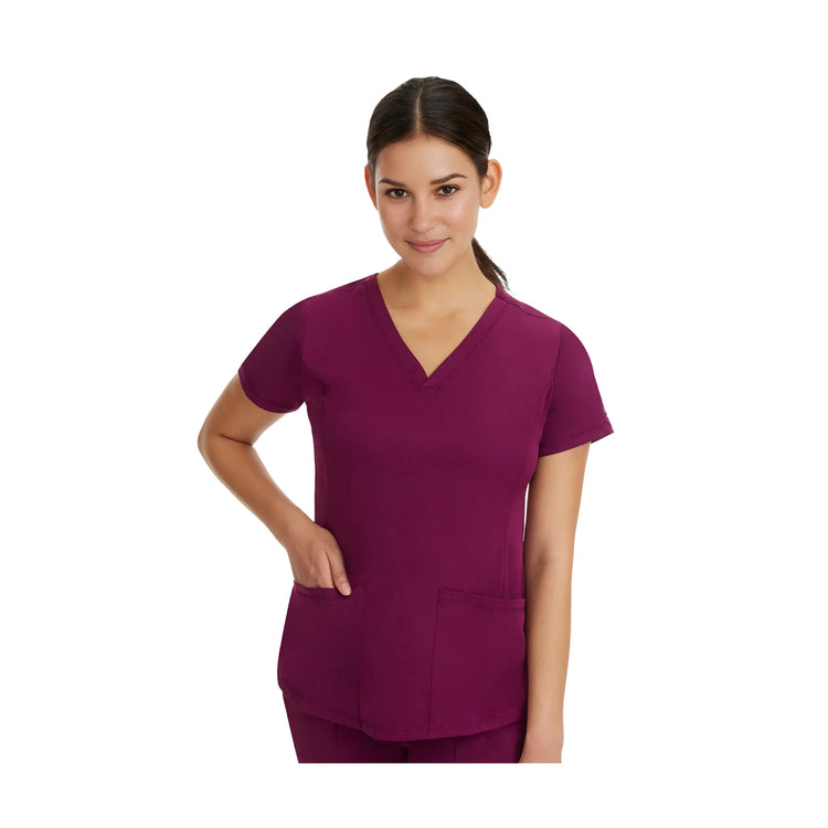 Monique - Tunique médicale - Col V - Femme - Healing Hands - 2 Healing Hands 