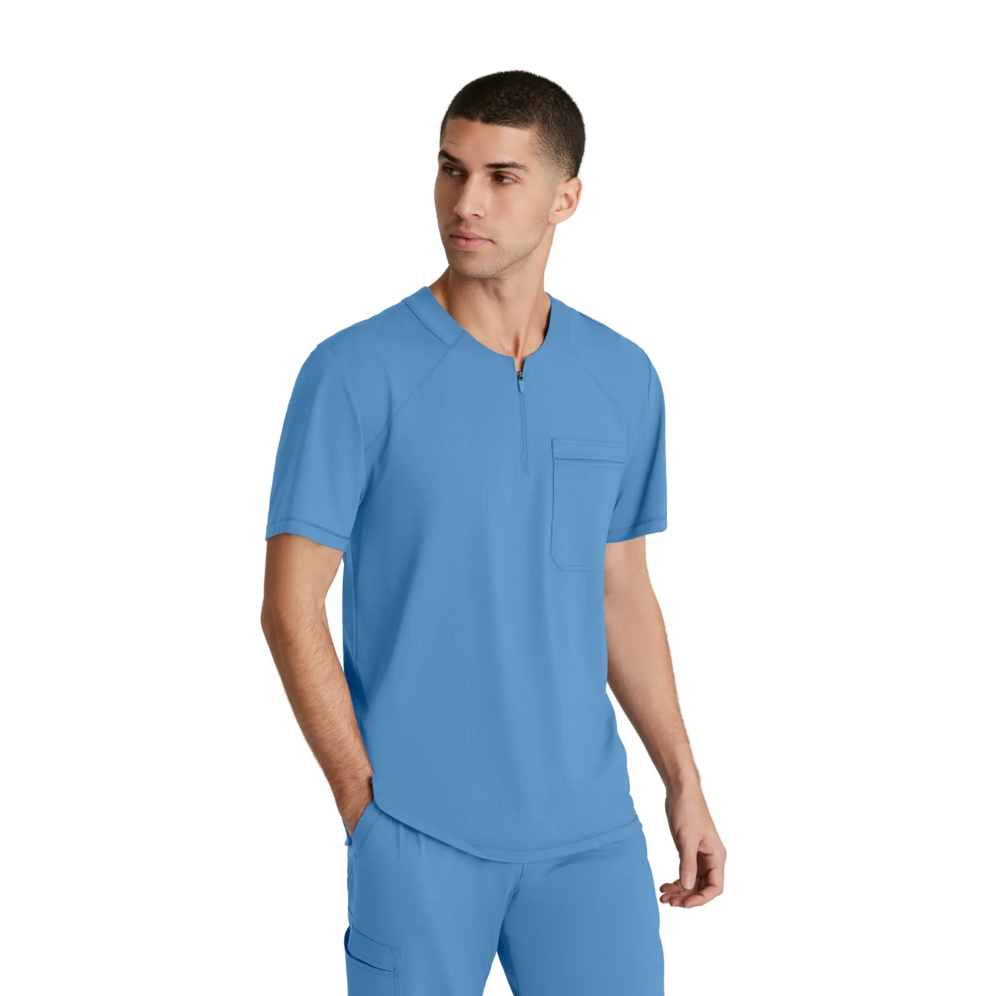 Néo - Tunique col rond à fermeture éclair - Homme - Skechers Slip-ins SKECHERS SLIP-INS KNITS  Bleu Ciel / XL