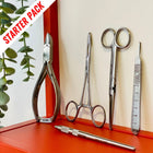 Instrumentation starter pack - Nail nippers, pean, scissors and blade holders - Essential by My Podologie