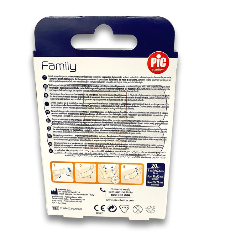 Pansement pour tous les besoins Family - Assortiment - Pic Solution - My Podologie