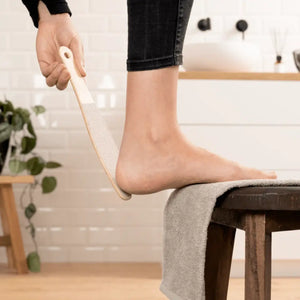 Râpe double face en bois de hêtre - grain 180/100 - 27 cm - Ruck Ruck 