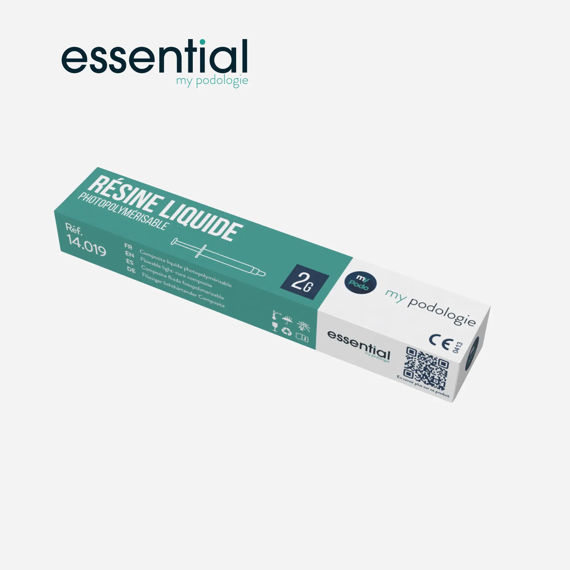 Résine composite liquide photopolymérisable - Pour Onychoplasties - 2mL Essential 