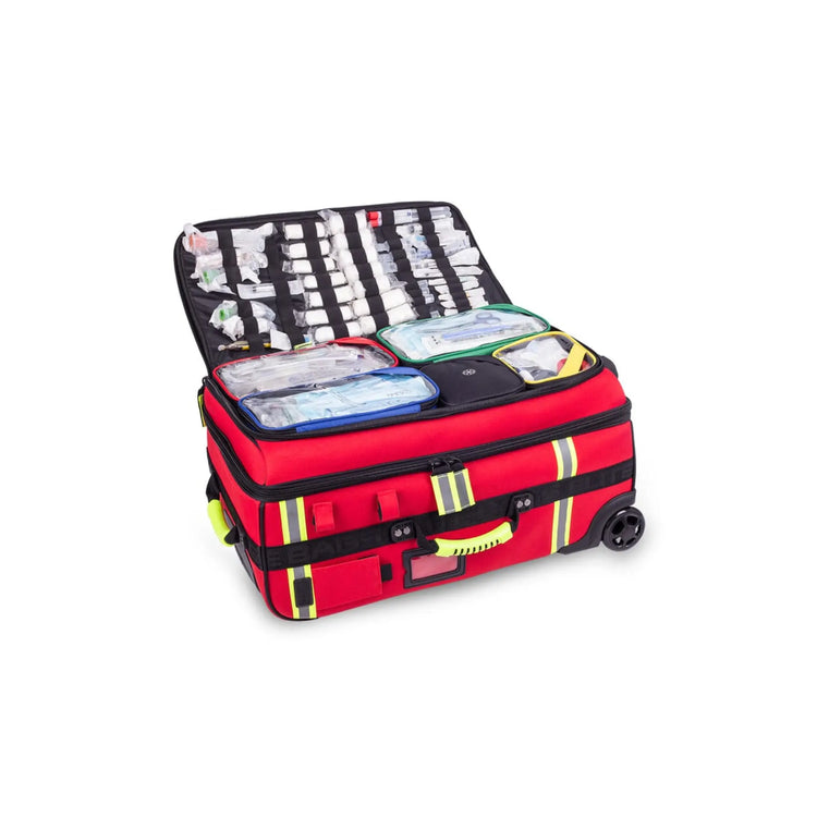 Sac Urgence EMERAIR AVEC ROULETTES - 2 modèles - Elite Bags Elite Bags  Rouge