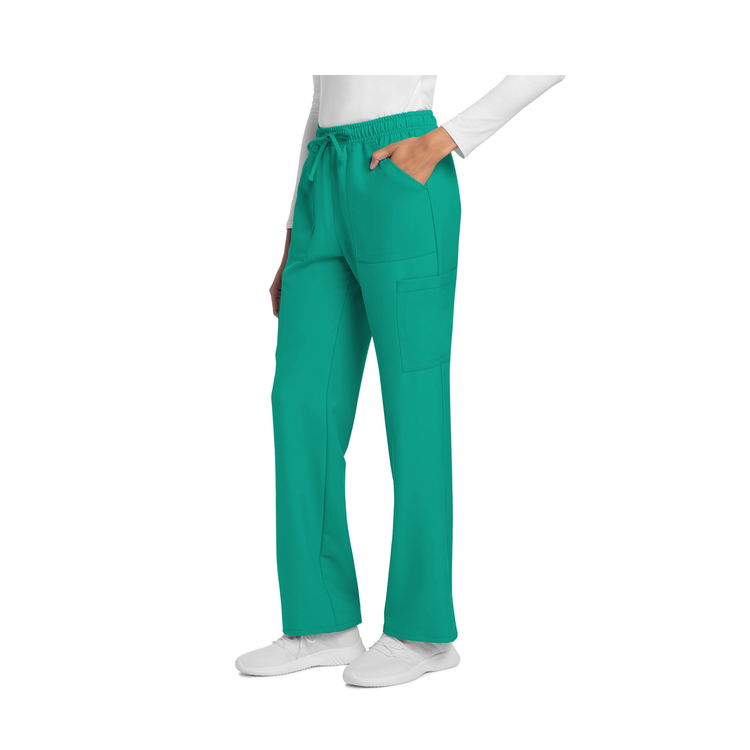 Saint-Malo - Pantalon jambes droites à cordon de serrage - Femme - Cherokee Cherokee Authentic Workwear 