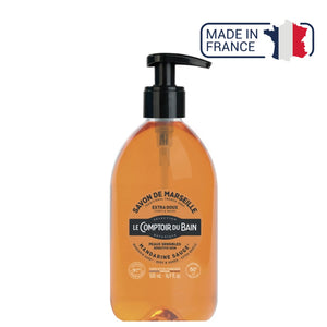 Savon de Marseille liquide Mandarine Sauge - 500ml - Le Comptoir du Bain - My Podologie