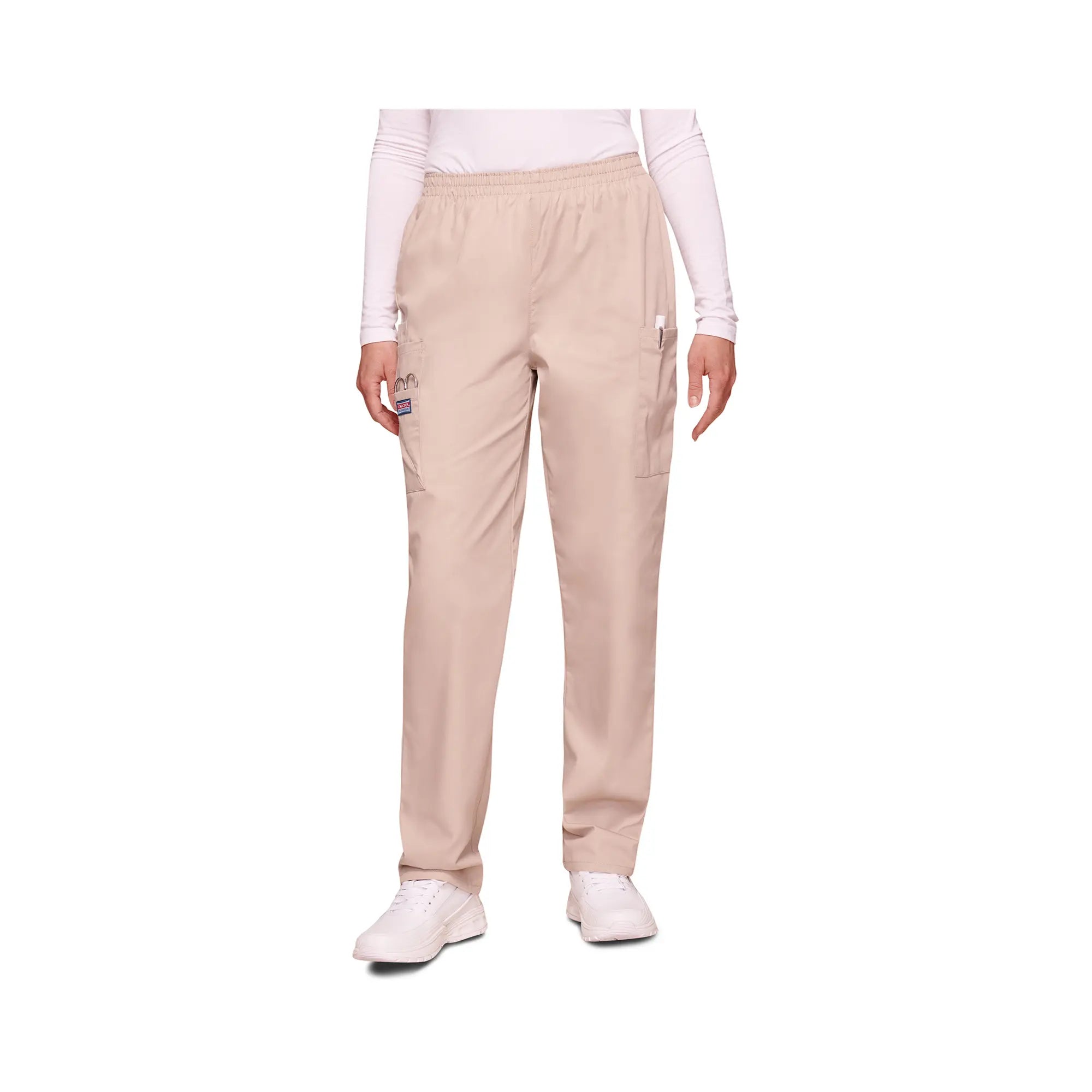 Seignosse - Pantalon cargo médical - Femme - Cherokee - Couleur 2 Cherokee Authentic Workwear  Beige-XXXL