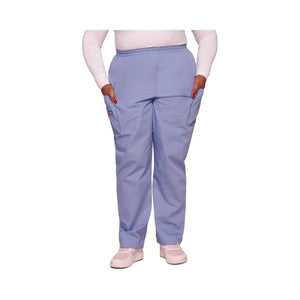 Seignosse - Pantalon cargo médical - Femme - Cherokee - Couleur 2 Cherokee Authentic Workwear  Bleu-Ciel-XXXL