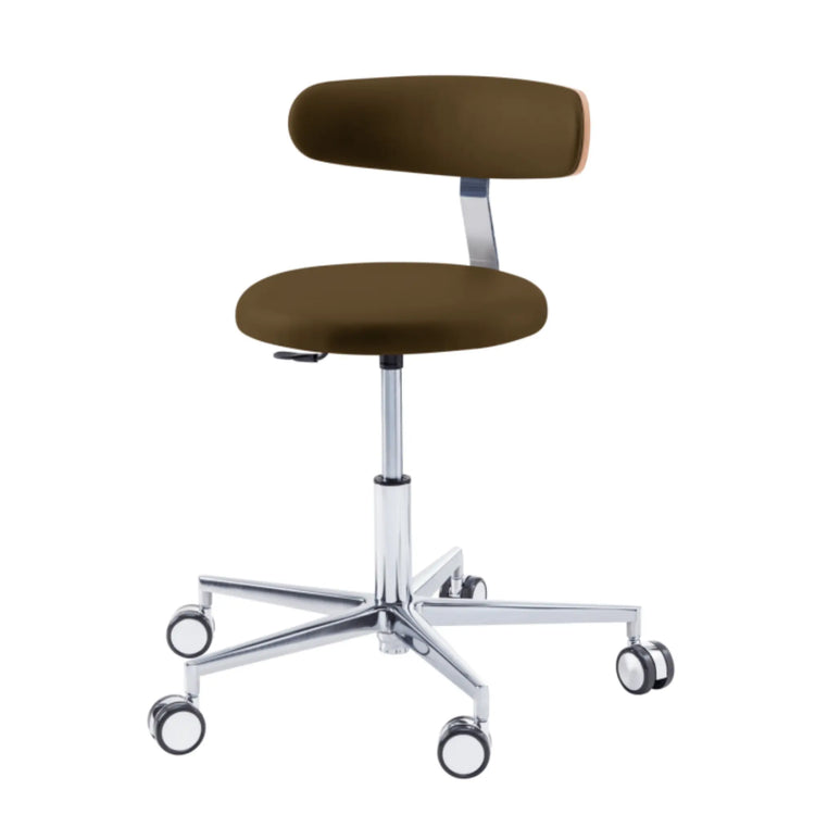 Siège praticien - ROUND - Ruck - Ressort à Gaz Long Ruck  Expresso-Dossier-Radius-CPL-Noyer