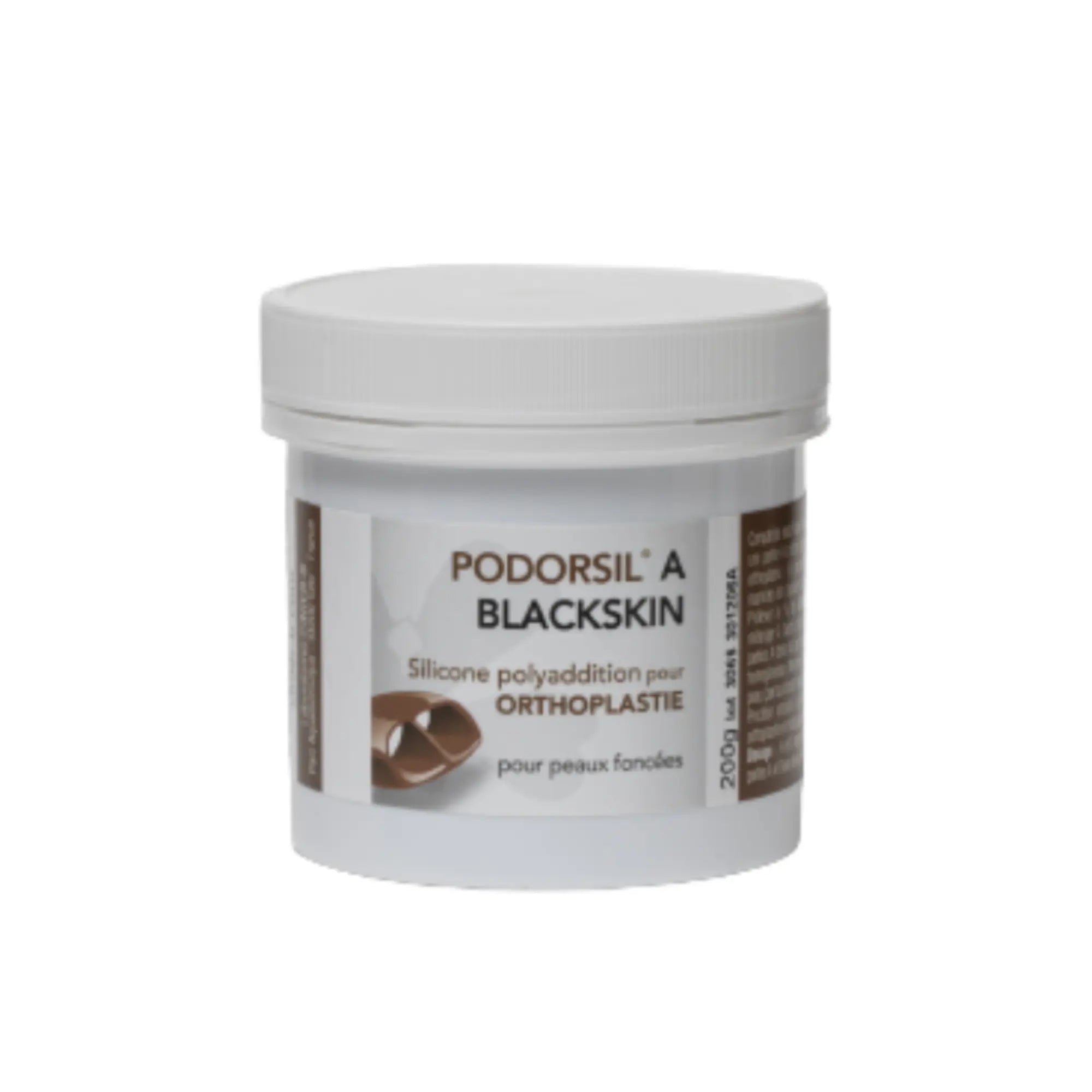 Silicone orthoplastie BlackSkin A - 3 contenances - Podorsil Podorsil  200 gr