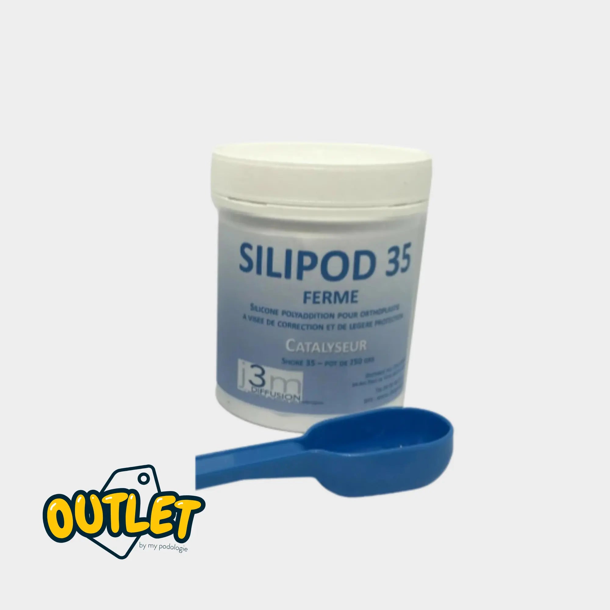 Silicone orthoplastie - Dureté Rigide - SILIPOD 35 - Catalyseur 250g // Destockage vendu seul Destockage 