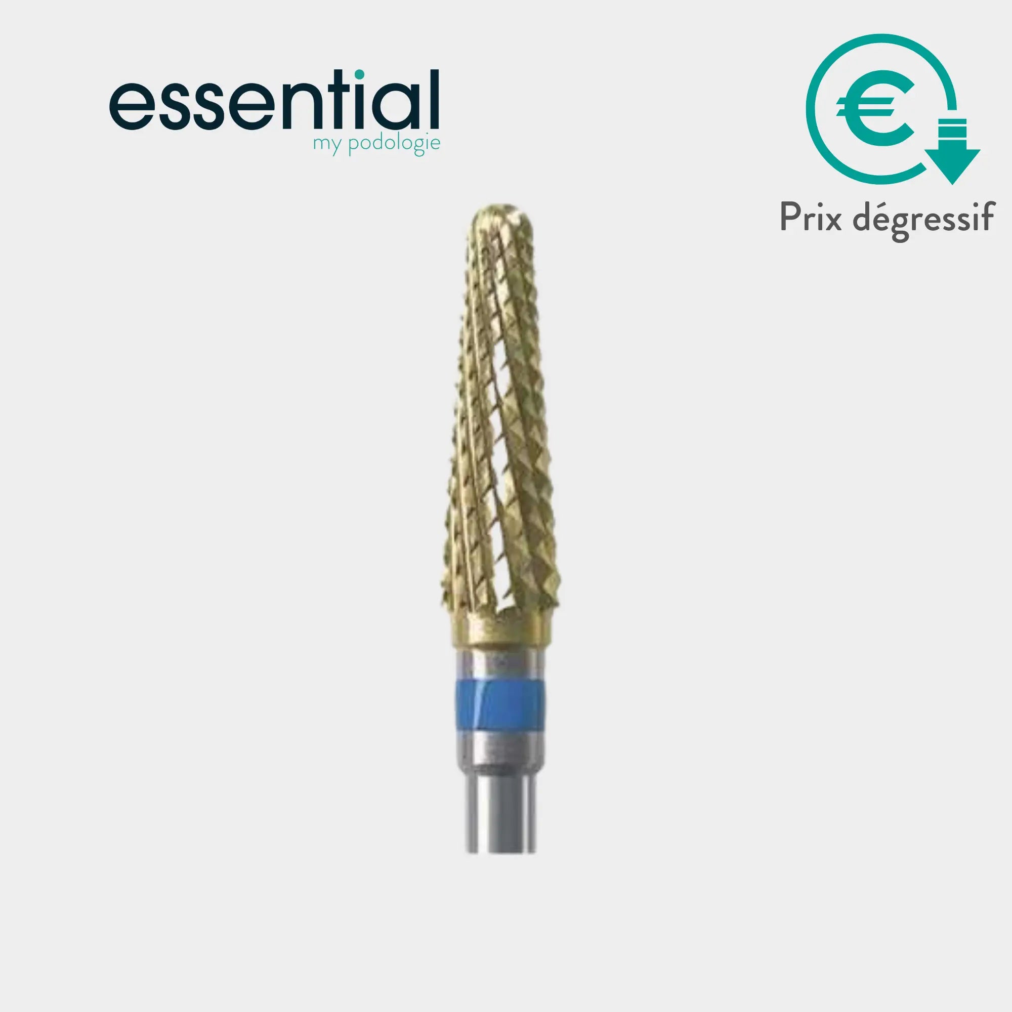 Starting pack étudiant "soins à domiciles" - 1 micromoteur Podo38S noir + 1 fraise à ongle carbure de tungstène Expert 